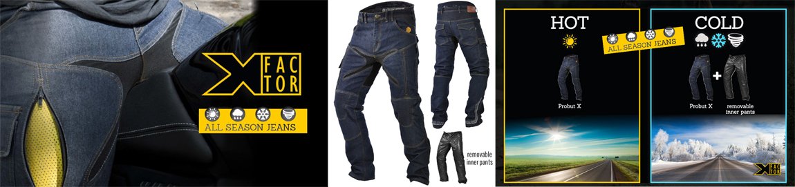 Probut X-Factor Motorcycle jeans from Trilobite