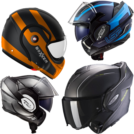 Overflap-helmets