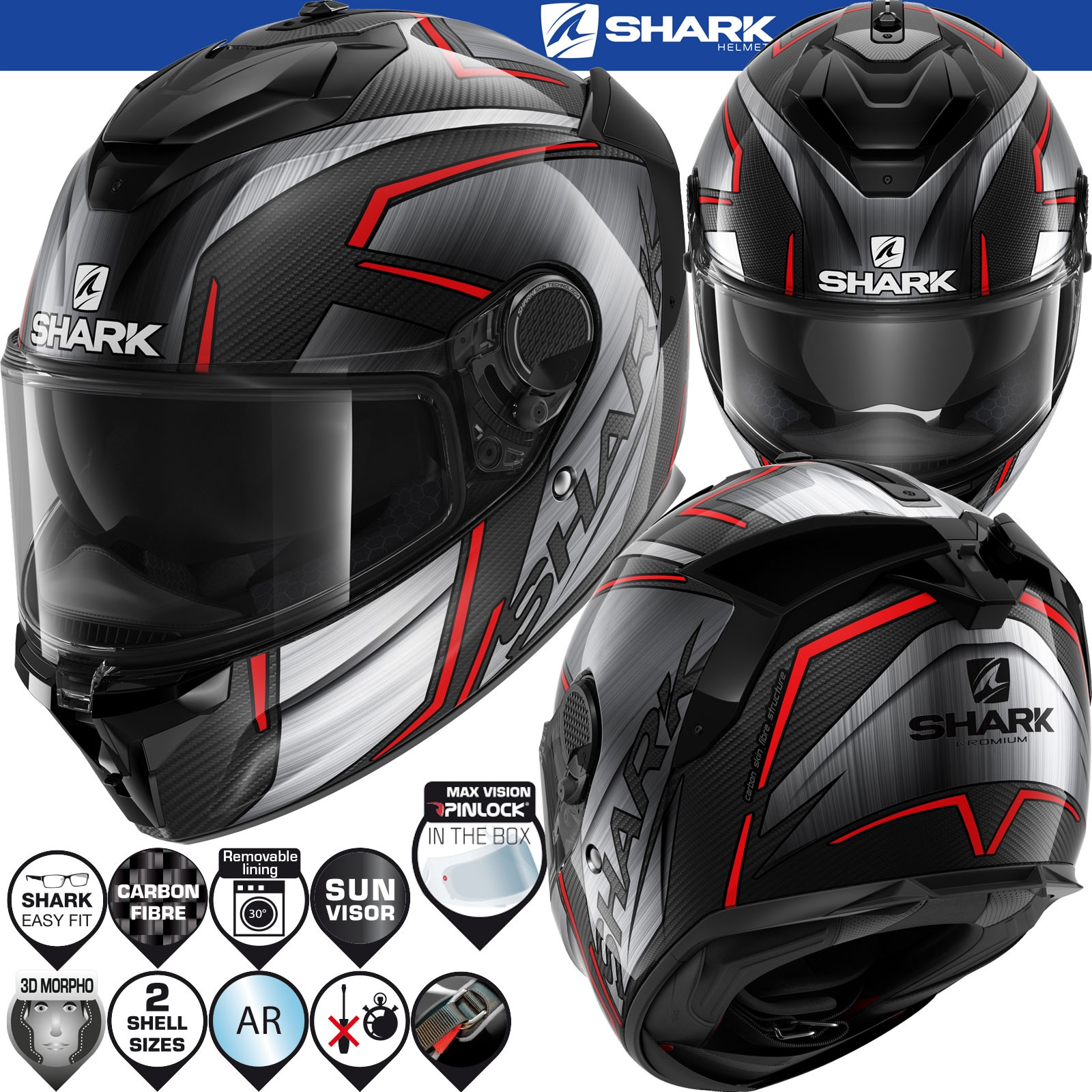 Buy Shark helmet SPARTAN GT CARBON | Bikeroutfit.com