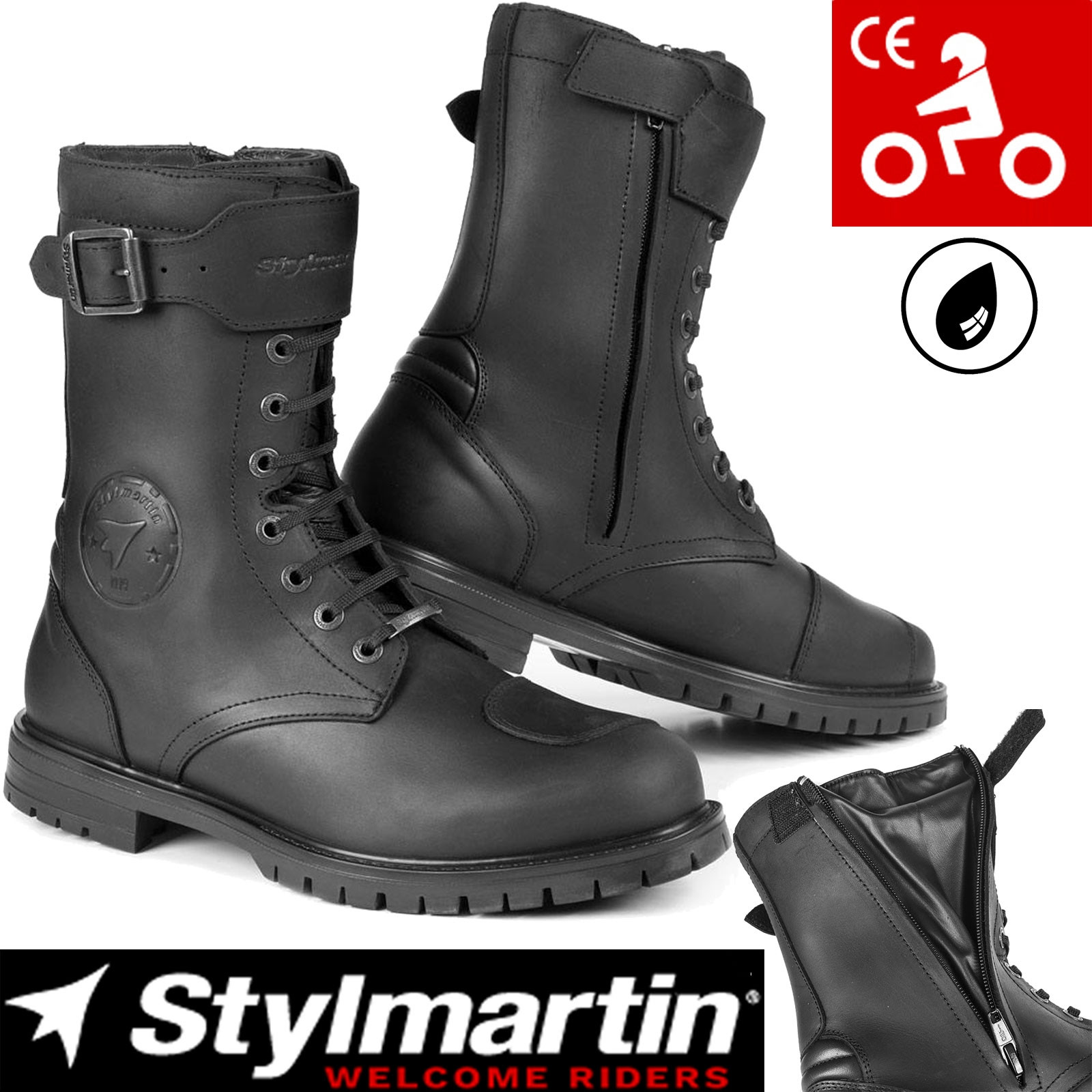 Buy Stylmartin motorcycle boots ROCKET | Bikeroutfit.com
