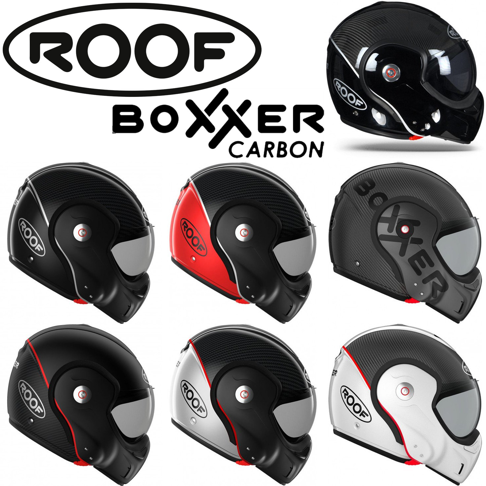 Buy Roof flipover helmet BoXXer CARBON