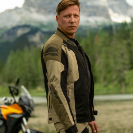 Modeka Khao Air II CE-rated waterproof mesh motorbike jacket with protectors