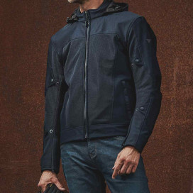 Modeka Davey Air 2in1 motorcycle jacket hoodie softshell CE AA waterproof mesh with protectors