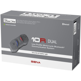 Sena Headset 10R motorcycle communication ultra-flat with Bluetooth 4.1 4-way intercom up to 900m