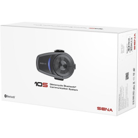Sena Headset 10S motorcycle communication with Bluetooth 4.1 HD audio 4-way intercom up to 1.6km
