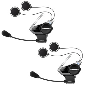 Sena Headset 50S motorcycle communication with Mesh 2.0 Universal Intercom Bluetooth 5 HD Sound by Harman Kardon
