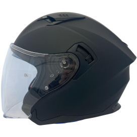 Apex JI200 jet helmet with long visor and sun visor ECE 22.06
