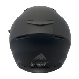 Apex JI200 jet helmet with long visor and sun visor ECE 22.06