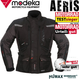 Modeka 3in1 motorcycle jacket AERIS waterproof Humax membrane thermal lining with protectors