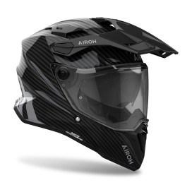 Airoh Commander 2 Adventure Full-Face Helmet, Carbon, ECE 22.06, with Pinlock and sun visor
