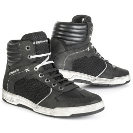 Stylmartin Motorcycle Shoes ATOM Mesh Leather Sneaker with ankle protectors