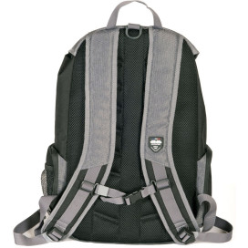 Bagster motorcycle backpack BLOCK 25 liter 17 inch computer bag with helmet net, chest strap and reflective elements