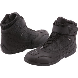 Modeka Motorcycle Shoes Black Rider CE Sport Boots Leather with ankle and shift reinforcements