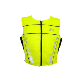 BTR High-Visibility Vest Safety Vest Motorcycle Motorcycle Vest Neon Yellow