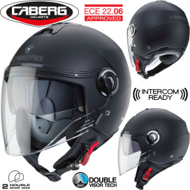 Caberg jet helmet RIVIERA V4 X with sun visor and long visor ECE 22.06