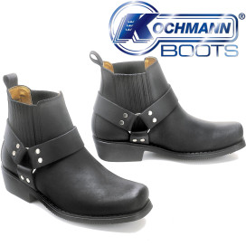 Kochmann motorcycle chopper boots CITY BIKER leather western short boots