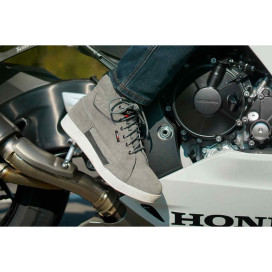 LS2 Downtown WP motorcycle boots CE waterproof leather with protectors