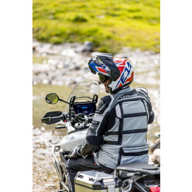 Schuberth flip-up helmet E1 Enduro fiberglass helmet with sun visor and pinlock