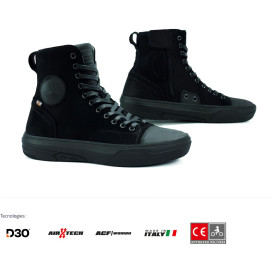 Falco Lennox 3 women's motorcycle trainers CE leather Air-Tech D3O protectors