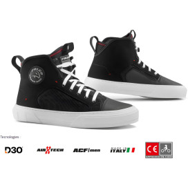 Falco Starboy 4 motorcycle sneakers CE Air-Tech lining neoprene entry D3O protectors