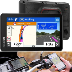 Garmin navigation device ZUMO XT with Europe maps WiFi Bluetooth media 5.5 inch display including updates