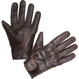 Modeka Retro Motorcycle Gloves HOT CLASSIC urban perforated leather with CE certification