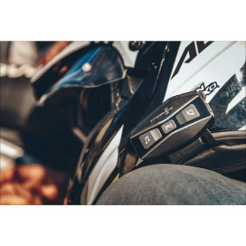 Interphone U-Com 16 motorbike headset Mesh 2.0 Bluetooth 40mm HD loudspeaker