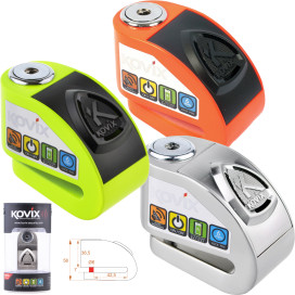 Kovix Alarm brake disc lock KD6 with 6mm pin 120dB protection level 6