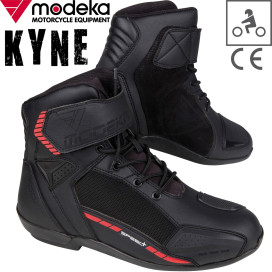 Modeka sport motorcycle boots KYNE short with lacing CE 3D mesh and reinforcements