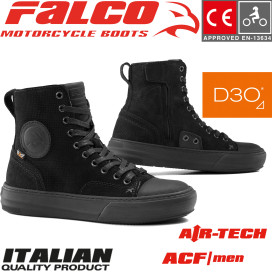 Falco motorcycle shoes LENNOX 2 for men leather sneaker CE with D3O protectors