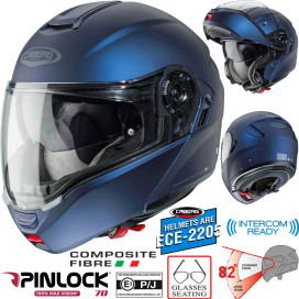 Caberg flip-up helmet LEVO with panoramic field of vision P/J homologation sun visor and pinlock