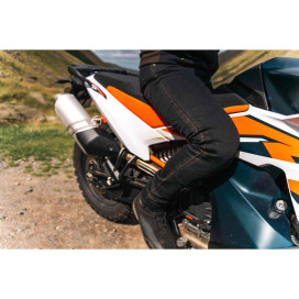 Knox Colton tapered slim motorbike jeans CE AA denim with two-way stretch and protectors