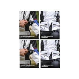 LS2 NARVIK MAN motorcycle jacket CE AA waterproof with thermal lining Oxford fabric neoprene protectors