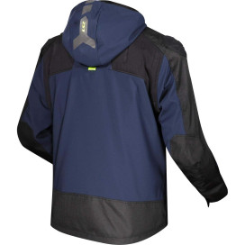 LS2 Zirconium Man Motorbike Jacket CE A Stretch Softshell Waterproof Neoprene Collar Protectors