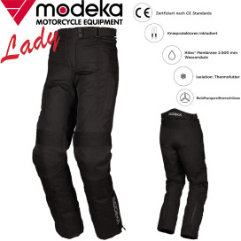 Modeka Luana Lady motorcycle trousers women CE AA waterproof AirVent ergonomic