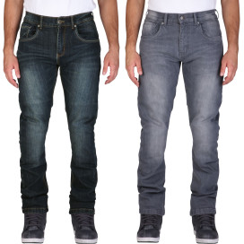 Modeka motorcycle jeans GLENN II 2 aramid denim stretch pants with CE A including knee protectors