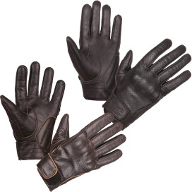 Modeka Retro Motorcycle Gloves HOT CLASSIC urban perforated leather with CE certification