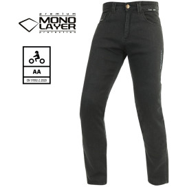 Trilobite Omnia motorbike jeans men's monolayer CE AA with Tri-Stretcher Pro 2.0 Denim with protectors