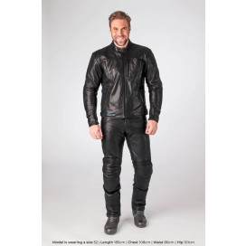 Halvarssons RACKEN motorcycle jacket CE AAA with Outlast TFL Cool-System leather waterproof protectors
