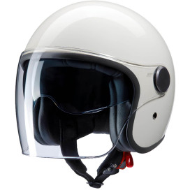 Redbike RB-862 Jethelm off-white ECE 22.06 fibreglass with long visor and sun visor