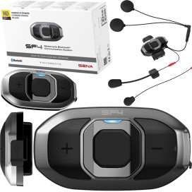 Sena Headset SF4 HD motorcycle communication Bluetooth 5.1 four-way intercom with HD speaker