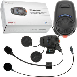 Sena Headset SMH5 Bluetooth motorcycle intercom with universal intercom