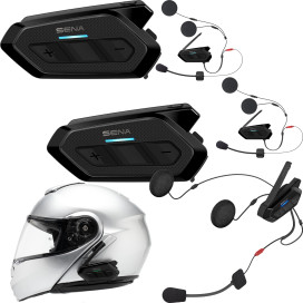 Sena motorcycle headset SPIDER RT1 ultra-flat Bluetooth 5.1 mesh intercom with premium HD speakers
