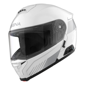 Sena Specter Premium Flip-Up Helmet (P/J) with integrated Mesh 3.0 intercom headset and LED brake light