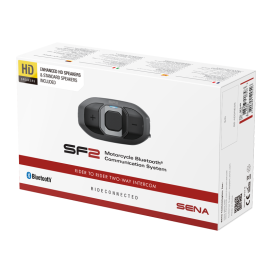 Sena Headset SF2 HD motorcycle communication Bluetooth 4.1 2-way intercom with HD speaker