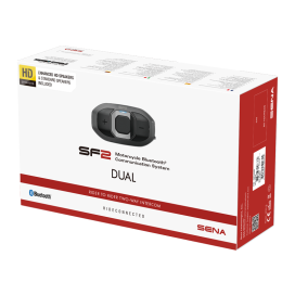 Sena Headset SF2 HD motorcycle communication Bluetooth 5.1 2-way intercom with HD speaker