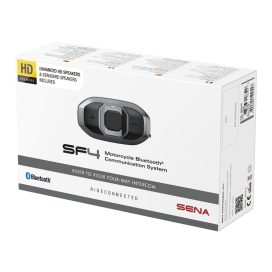 Sena Headset SF4 HD motorcycle communication Bluetooth 4.1 4-way intercom with HD speaker