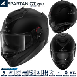 Shark full-face helmet SPARTAN GT PRO with sun visor ECE 22.06 and Max Vision Pinlock