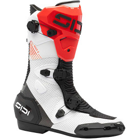 Sidi MAG-2 Air CE-approved racing motorcycle boots with a twist-lock fastening system and protectors