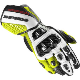 Spidi Carbo Track Evo motorbike gloves CE leather with protectors